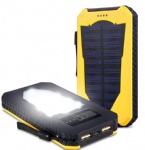 Solar power bank with torch