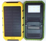 Solar power bank with torch